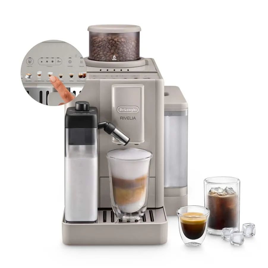Кофемашина DeLonghi Rivelia Start EXAM422.55.BG, песочный бежевый